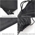 thumbnail image 2 of 12 Pack Sports Equipment Bag Drawstring Backpack Bags String Backpack For Gym Traveling, Black, 2 of 6