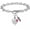 purple, variant on Cremation Jewelry Angel Wing Heart Urn Bracelet for Ashes for Women With Birthstone Heart Link Bracelet Keepsake Memorial Pendant for Family/mom/sister/grandparents