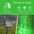 thumbnail image 2 of Solar String Lights for Outside,Copper Wire Solar Fairy Lights 8 Modes Waterproof Outdoor String Lights for Christmas Party Patio Garden Decoration(Green-33FT-100LED), 2 of 6