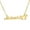Gold, variant on Custom Stainless Steel Pendant Necklace Personalized Name Necklaces Choker Jewelry Necklaces for Women