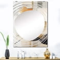 thumbnail image 1 of Designart "Black Twilight Dream Collage III" Abstract Collages Oversized Wall Mirror - Modern Abstract Bedroom Wall Mirror Large - Multiple Color Options, 1 of 6