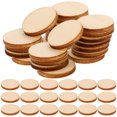 thumbnail image 3 of 200pcs Unfinished Wood Pieces Round Slices for DIY Craft Projects, 3 of 5