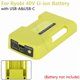 thumbnail image 1 of Soporte de Batería Estante de Almacenamiento Hebilla de Cinturón para Makita/Ryobi/Greenworks Adaptador de Carga Rápida de Batería Li-ion de 40V con Type-C&USB 3.0A, 1 of 13