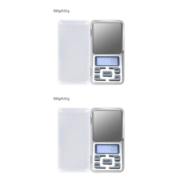 Báscula electrónica digital LCD de alimentos Matsuzay 500g/0.01g 2piezas