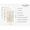 thumbnail image 2 of Botanical Wall Art Decor Set of 3 Neutral Wall Decor Boho Beige Canvas Wall Art Botanical Minimalist Pictures Botanical Neutral Prints Beige Boho Artwork for Room Bedroom, 2 of 7