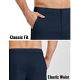 thumbnail image 5 of COOFANDY Mens Casual Shorts Classic Fit Chino Dress Shorts Lighweight Stretch Flat Front Golf Shorts with Pockets, 5 of 6