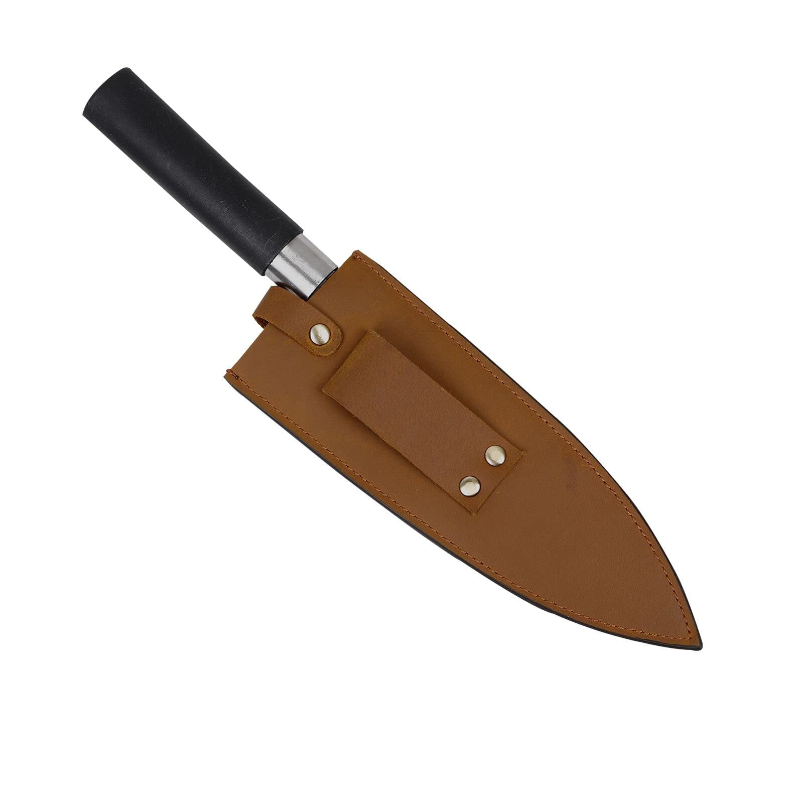 Cowhide Leather Knife Sheath, 8 Inch Chef Knife Guard, Heavy Duty