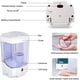 thumbnail image 5 of Dispensador de jabón automático, dispensador de jabón sin contacto montado en la pared de 700 ml con sensor infrarrojo, dispensador de jabón adecuado para baños, cocinas, hoteles, JFHHH pequeña, 5 of 5