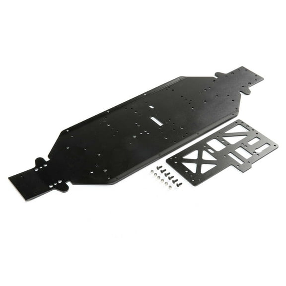 Losi Chassis w/Brace 4mm Black DBXL-E 2.0 LOS251090 Elec Car/Truck Replacement Parts