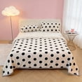 thumbnail image 4 of AuroraX Cute Bed Blanket Twin/Twin-Xl Size Cream Soft Brushed Microfiber Throw Blankets Breathable Lightweight Warm Cozy Blankets for Home Dorm Sofa All-Season, 4 of 6