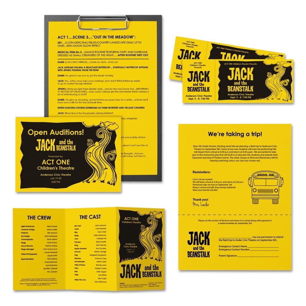 Astrobrights Colored Paper - For Laser, Inkjet Print - Letter - 8.50" X 11" - 60 Lb - Smooth - 500 / Ream - Sunburst Yellow (wau-22591)