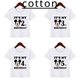 thumbnail image 2 of Ropa infantil con estampado de Mickey Mouse de Disney, es mi cumpleaños de 1, 2, 3, 4, 5, 6, 7, 8 y 9 años, camisetas para niños y niñas, lindas camisetas para bebés y niños, 2 of 5