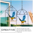 thumbnail image 2 of Miangastore Training Bird Rack Square 1Set 7.5X5.1X0.2In, 2 of 8