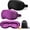 Black & Purple, variant on Sleep Mask for Women, Weighted Eye Mask for Sleeping with 100% Blackout, 3D Contoured Eye Cups, Soft Breathable Fabric, Full Coverage Strap for Home, Travel, Nap