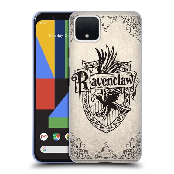Head Case Designs Officially Licensed Harry Potter Sorcerer's Stone I Ravenclaw Parchment Soft Gel Case Compatible with Google Pixel 4