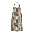 thumbnail image 2 of Naloa Cartoon Bear Apron Kitchen Aprons with Pockets for Women Men Chef, 2 of 8