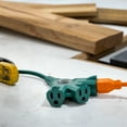 thumbnail image 7 of Philips EZGrip 25FT Green Outdoor Extension Cord 3 Prong with Multiple Outlets, 16AWG, 7 of 7