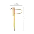 thumbnail image 2 of YSNOOWE 2 Pcs Support d'Ancrage pour Parasol de Plage avec Fer Zingué Robuste pour Usage Extérieur, 2 of 8
