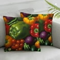 thumbnail image 3 of Vegetable Fruit Seasons Pillow Cover,Square Waist Cushion,Perfect Square Backrest for Every Home, 3 of 7