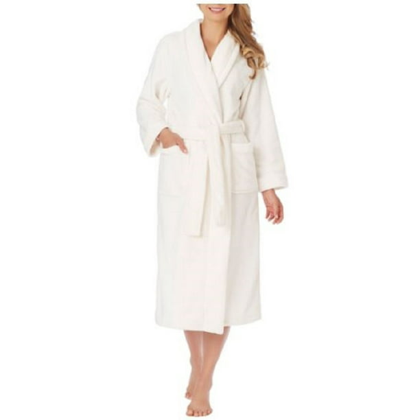 Carole Hochman - Carole Hochman Ladies' Plush Wrap Robe, Ivory (X-Large ...