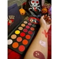 thumbnail image 5 of Red Eyeshadow Palette 18 Shades Highly Pigmented Long Lasting Matte Shimmer Orange Red Gold Black, 5 of 6