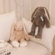 thumbnail image 2 of Muñeco de peluche de conejo de orejas largas Kawaii, decoración de pajarita, lindo bebé, niño, novia, regalo de vacaciones de cumpleaños1762, 2 of 5