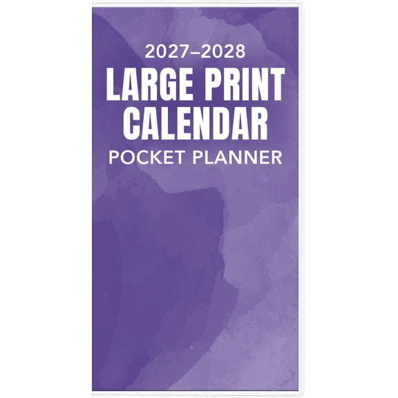 Trends International 2027-2028 Large Print Pocket Planner