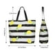 thumbnail image 5 of Easygdp Lemon Bolsas Tote para Mujer, Bolsos de Hombro para Viaje, Bolsos de Mano de Gran Capacidad para Compras y Trabajo, 5 of 8