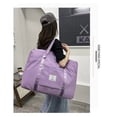 thumbnail image 5 of Large Capacity Travel Duffel Tote Bag，Waterproof Fold-able and Expandable Weekender Bag for Swim Sports Gym Bag, 5 of 6