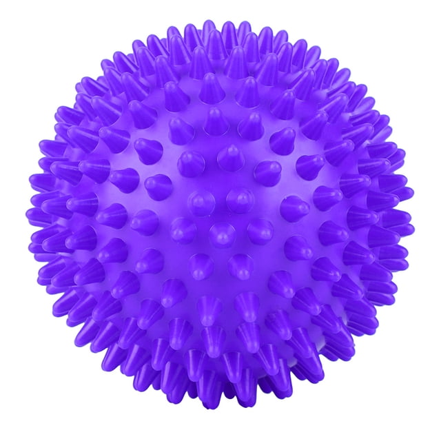 Rodillo de masaje Bling Bling de plástico duradero color morado 7,5 cm