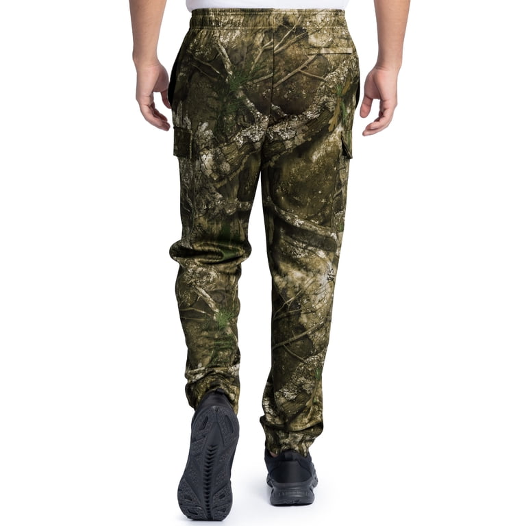 Realtree Men's Cargo Jogger Pants, APX Camouflage photo 2