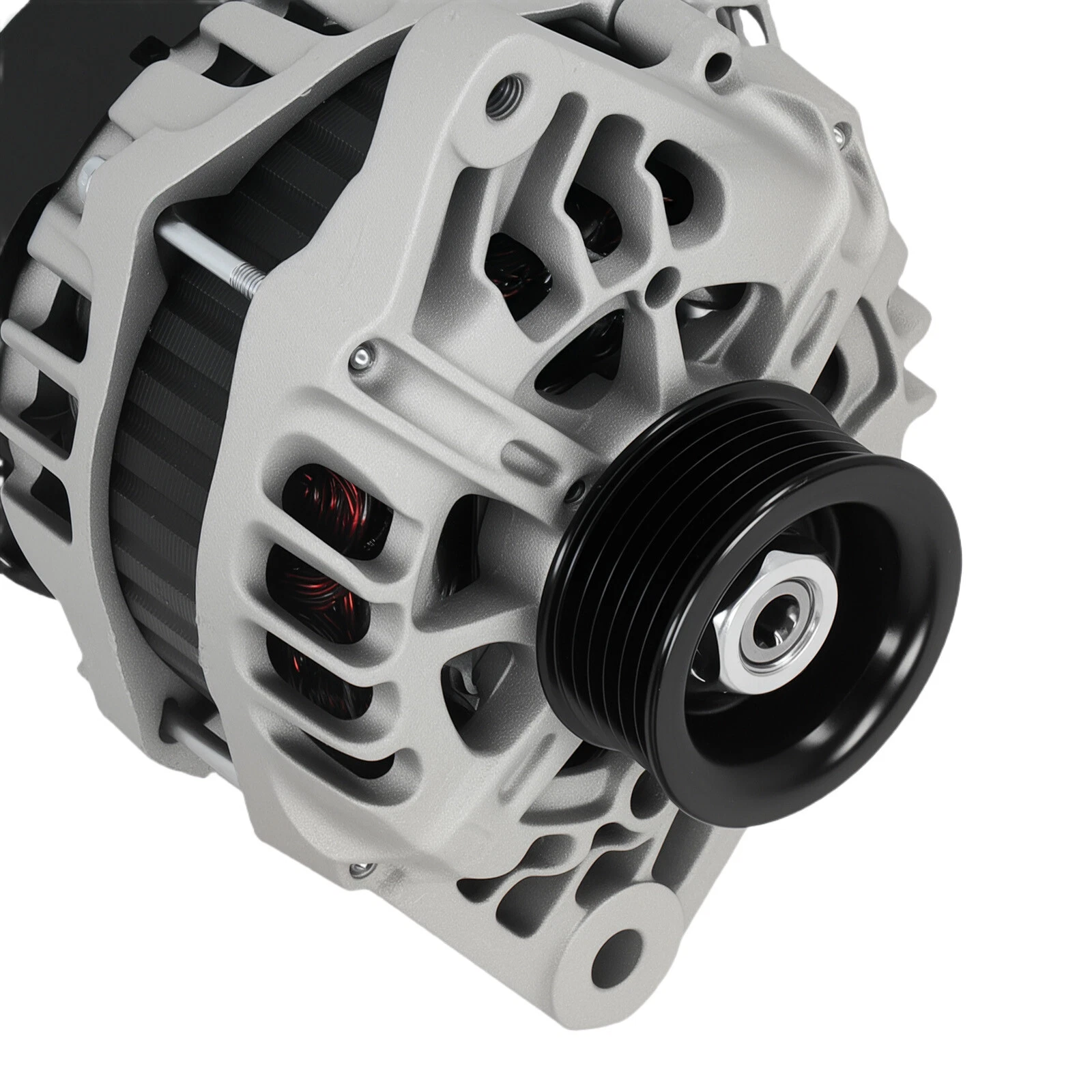 NURATIT Alternator for Hyundai Sonata 2015 2016 2017 2018 2019 Santa Fe 2019-2020, for:-Kia Optima 2016-2020 Sorento 2015-2020, 2.0L 2.4L L6 12V 150Amp 6 Grooves, OE# 37300-2G061 373002G061