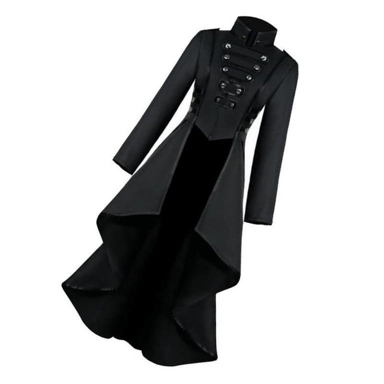Womens black cheap tailcoat jacket