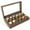 Brown, variant on Uten Wood Watch Box, Watch Storage Case, Watch Organizer with Glass Display Lid for Men, 3 Slots