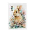thumbnail image 2 of 12x18 inch Double-Sided Garden Flags Banners Vibrant Outdoor Decor for House Patio Outdoor Watercolor Adorable Bunny, 2 of 6