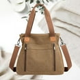 thumbnail image 1 of MORESEC Canvas Tote Bag, Large Canvas Tote with Handles and Shoulder Strap, Roomy Main Compartment with Inner Pockets, Durable Material for Work, Travel, and Shopping, Water-Resistant Fabric, 1 of 4