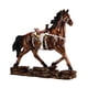 thumbnail image 2 of Estatua de caballo Macarena escultura decorativa de resina Marrón 28x95x248cm, 2 of 8