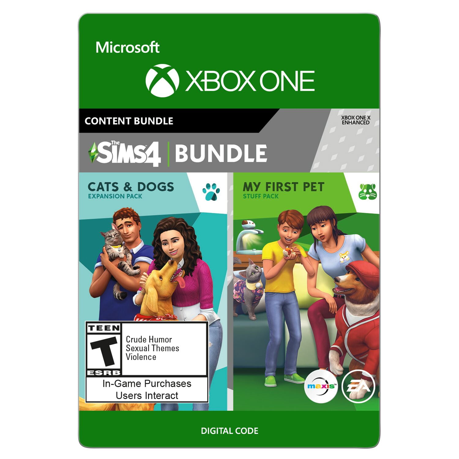 The Sims 4 Cats And Dogs Plus My First Pet Stuff - Xbox One Digital