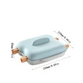 thumbnail image 3 of Microwave Corn Steaming Box, Corn Specific Cooking Box for Microwave, Household Corn Steamer, Quick and Easy Corn Cooking, Steaming Box for Kitchen Use Holiday Joy | Plastic, Light Blue, 3 of 8