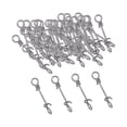 thumbnail image 2 of Almencla 50 Pieces Fishing Snaps Compact Freshwater Saltwater Fly Fishing Quick Snaps 15mm, 2 of 8