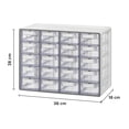 thumbnail image 3 of Caja organizadora AGBOX de Almacenamiento de Bisutería 20 cajones, 3 of 4