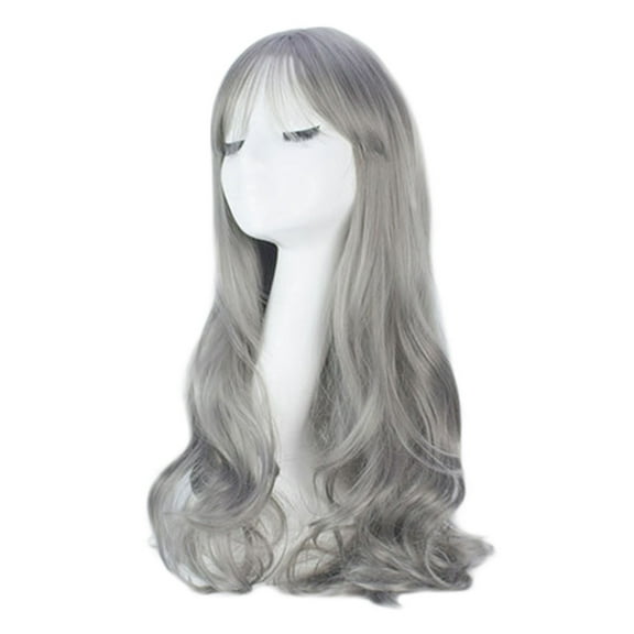 DOPI Brazilian Virgin Hair Full Lace Cap Band Human Hair Wigs For Black Women Multi-color Optional Long Loose Wavy Syntheic