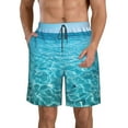 thumbnail image 1 of Fotbe Crystal Clear Ocean Waves Trajes de Baño Estampados para Hombre, Shorts de Verano de Secado Rápido, Ropa de Playa, Bañadores-XX-Large, 1 of 6