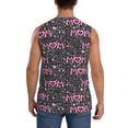 thumbnail image 4 of Haiem Men's Lovely Mom Ever Print Tank Tops Summer Sleeveless Cut Off Workout T-Shirts Fitness Vest Athletic Undershirts-XX-Large, 4 of 8
