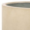 thumbnail image 3 of Safavieh 28" x 25" x 28" Round Beige Concrete Ficonstone Planter, 3 of 7