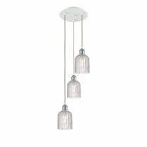 Innovations Lighting - Bridal Veil - 3 Light Cord Hung Multi Pendant In