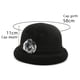 thumbnail image 2 of Sombrero redondo para mujer, sombrero vintage con acento floral, 2 of 5