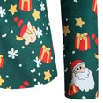 thumbnail image 4 of Men Long Sleeve Casual Button Christmas Printed Suit Jacket Two piece Set Holiday Festive Theme Funny Suits, 4 of 7