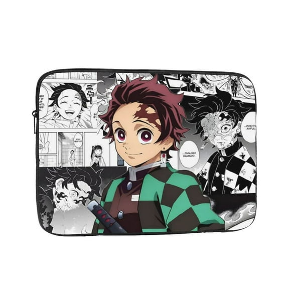 Demon Slayer Laptop Sleeve Case Shockproof Portable Laptop Inner Bag Protective Notebook Case 10 Inch