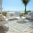 thumbnail image 6 of Addison Rugs Chantille Indoor/Outdoor Transitional Medallions Taupe Washable Round Rug, 8' x 8', 6 of 6